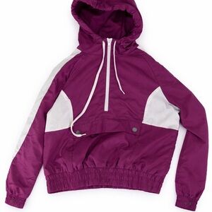 Say What? Purple and White Women's Jacket